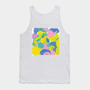 Colorful Summer Fruit Print Tank Top